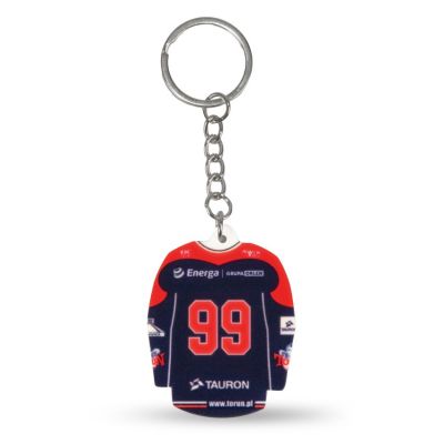 2. KH Toruń “Hockey Jersey” Keychain (Away)