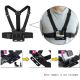 2. Adjustable sports camera harness - black