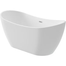 Freestanding oval acrylic bathtub - 170 cm