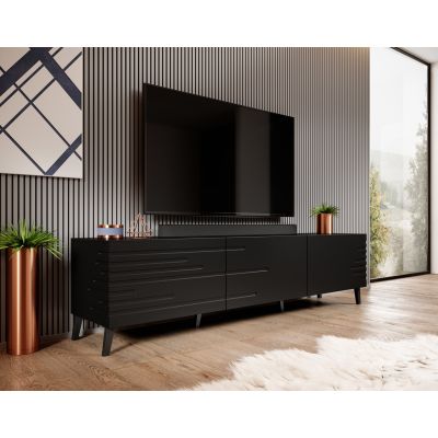 3. NOVA TV cabinet 186x40x48 black matt