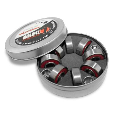17. ABEC-7 RS CHROME BEARINGS (8 pcs) PACK METAL NILS EXTREME