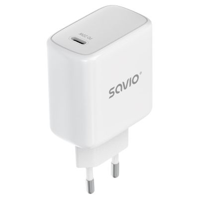 5. SAVIO LA-14 20W POWER DELIVERY 3.0 WALL CHARGER, WHITE