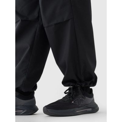 4. Women's casual oversize parachute pants 4F 4FRSS24TTROF1330-20S