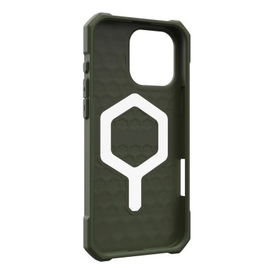 UAG Urban Armor Gear Essential Armor MagSafe Case for Apple iPhone 16 Pro Max Olive Gray (Clear)