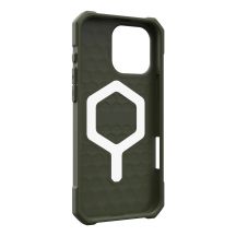 UAG Urban Armor Gear Essential Armor MagSafe Case for Apple iPhone 16 Pro Max Olive Gray (Clear)