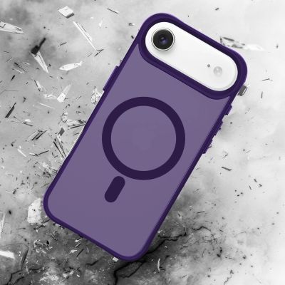 25. 3mk Smoke MagCase for iPhone Air - Purple