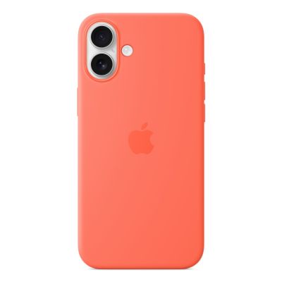 Apple iPhone 16 Plus Silicone Case with MagSafe - Tangerine