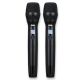 2. DNA XMIC 2 - Dual wireless set 2x handheld microphone + receiver, UHF band 518-542 MHz