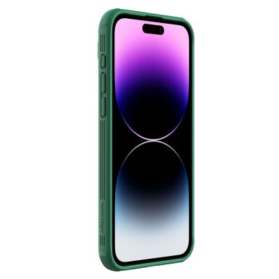 4. Nillkin CamShield Pro Magnetic Case for iPhone 15 Pro Max with Camera Protector - Green
