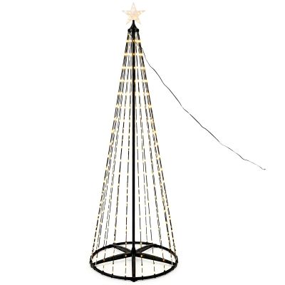 2. DECORATIVE CHRISTMAS TREE 550LED SUPER WARM WHITE 300CM BLACK