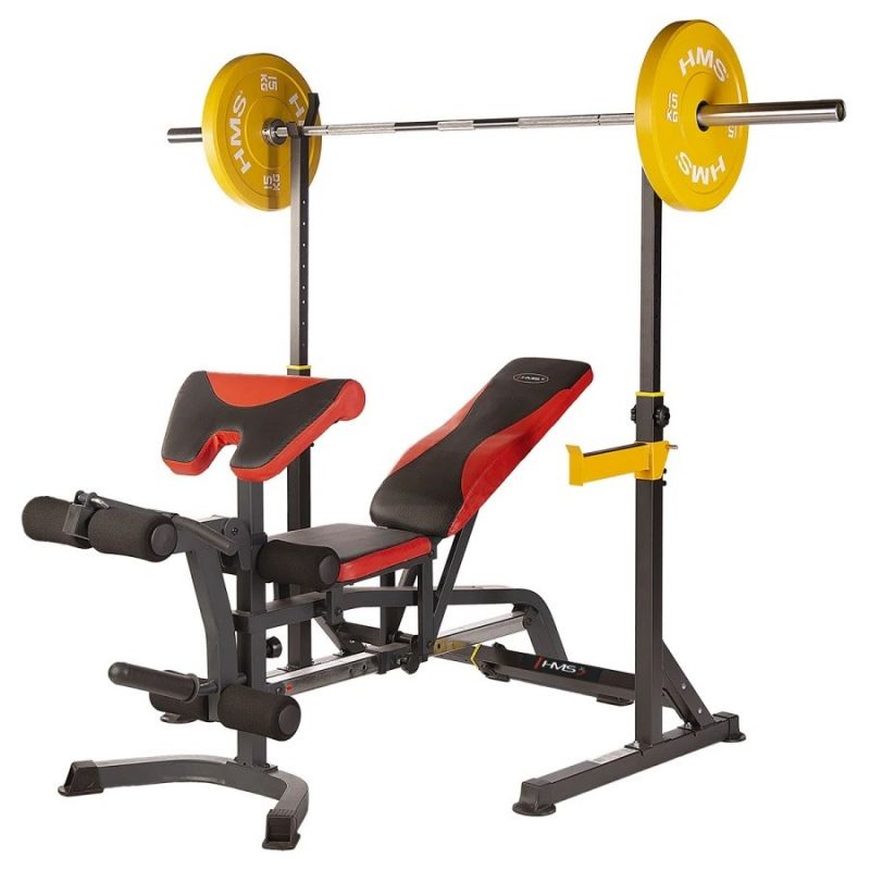 2. HMS STR18 multifunctional barbell stand