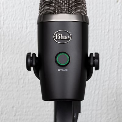 6. Blue Microphones Yeti Nano Black Tabletop Microphone
