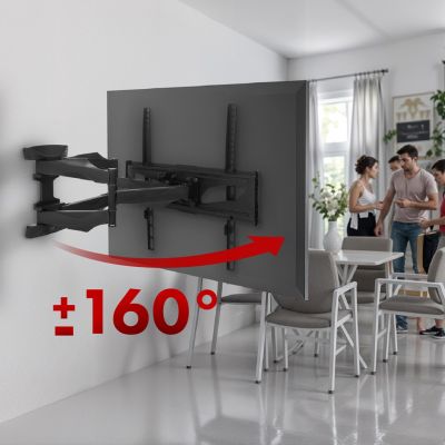 12. Maclean MC-781 TV wall mount (Swivel, wall, tilt; 26" - 55"; max. 45kg)