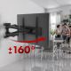12. Maclean MC-781 TV wall mount (Swivel, wall, tilt; 26" - 55"; max. 45kg)