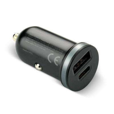 3. EVERACTIVE CAR CHARGER 1X USB + 1X USB-C 35W QC 3.0 PD BLACK CC-30Q