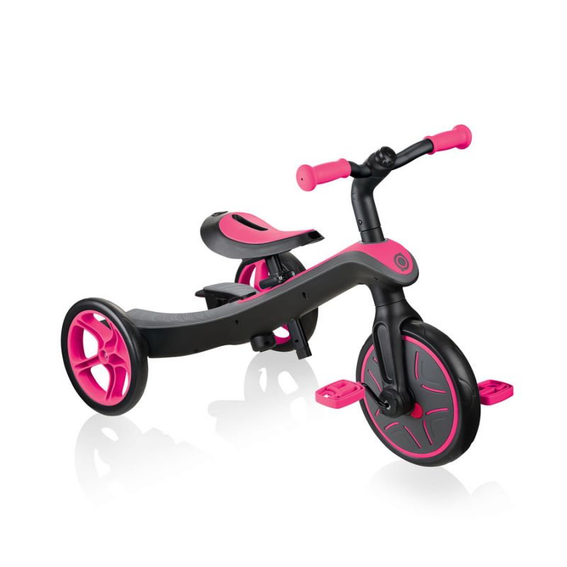 23. 4-in-1 bike Globber Explorer Trike Fuchsia 632-110-2 HS-TNK-000013809