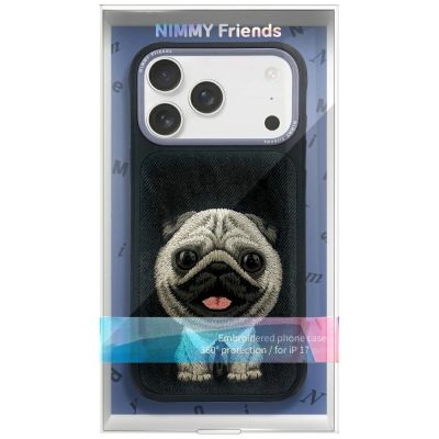 2. Nimmy Big Eyed Pet 2.0 Dog Case for iPhone 17 Pro - Black