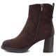 3. Women’s Chocolate Brown Heeled Platform Ankle Boots Potocki SZ12844