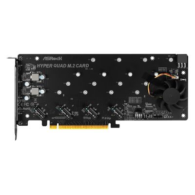 4. ASROCK Hyper Quad M.2 card for 4x M.2 SSD retail