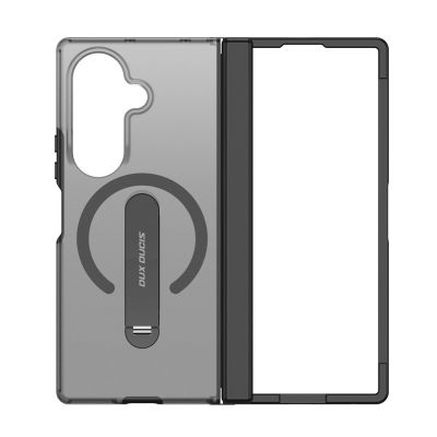 3. Dux Ducis Kind Case for Samsung Galaxy Z Fold 8 Ultra / Z Fold 7 with Stand Compatible with MagSafe - Black