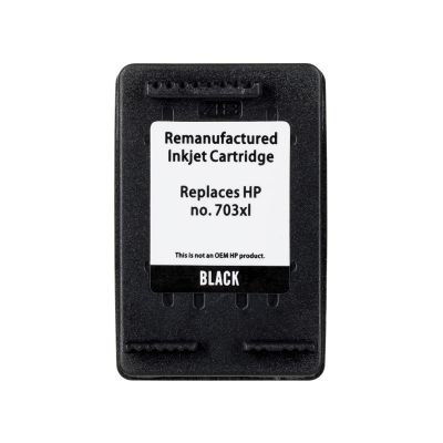Superbulk Ink for HP B-H703Bk Printer (Replaces HP 703 CD887) Standard Black