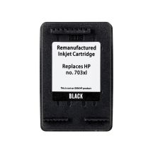 Superbulk Ink for HP B-H703Bk Printer (Replaces HP 703 CD887) Standard Black