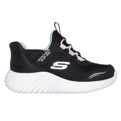 2. Skechers Slip-ins Bounder - Simple Cute 303585L-BLK Black