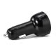 9. Joyroom 70W car charger with 3 ports: USB, 2 x USB C black (JR-CL26)