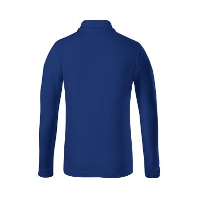 3. Children's Pique Polo LS polo shirt (cornflower blue)