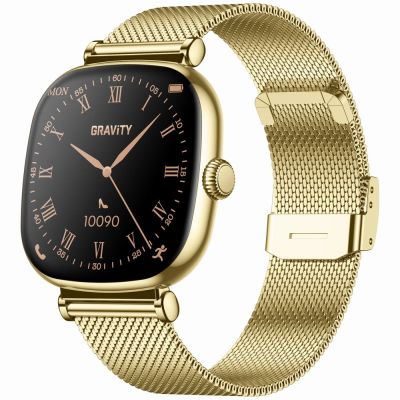 5. Smartwatch Gravity Gold Bracelet + Strap GT32-1