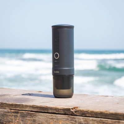 6. Outin Nano Portable Coffee Maker Gray