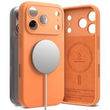 Ringke Silicone Magnetic MagSafe Case for iPhone 17 Pro Max - Orange