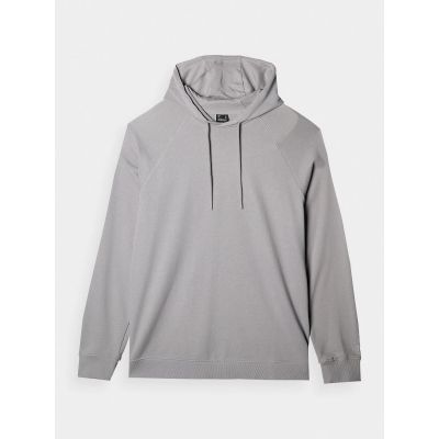 6. Men's sweatshirt with hood, open, 4F 4FRAW24TSWSM1821-27S