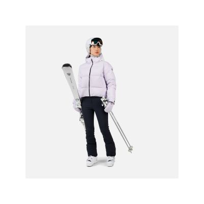 2. ROSSIGNOL W DAILLE DOWN JKT women's ski jacket gray