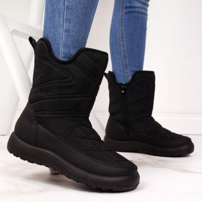 9. NEWS W EVE309A waterproof snow boots black 