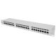 INTELLINET 24-Port Cat6a Patchpanel FTP 1HE gray