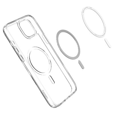 5. Spigen Ultra Hybrid Mag Case with MagSafe for iPhone 14 - Clear/White