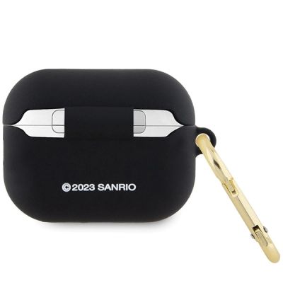 2. Hello Kitty Silicone 3D Kitty Head Case for AirPods Pro 2 (2022/2023) - Black