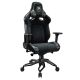 COUGAR CGR-T2F-GLB Universal Gaming Chair with Padded Upholstered Seat, Black