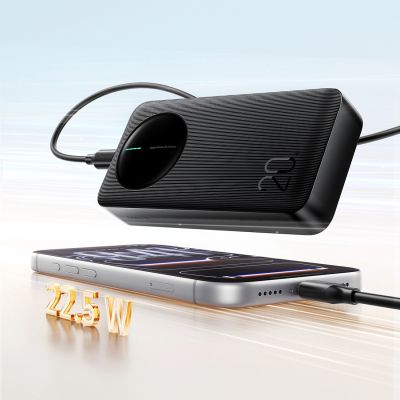 15. Joyroom JR-PBF14 Pro Powerbank 22.5W 20000mAh with Digital Display 2x USB-A 1x USB-C - Black