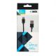 2. IBOX USB TYP-C cable, 2A 1M IKUMTC (USB 2.0 type AM - USB type CM; 1m; black)