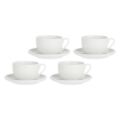 2. LA PORCELLANA BIANCA CORTE Set of 4 cups with saucer 450 ml