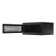 4. WALL-HUNG RACK CABINET 19" 4U 600X450 BLACK PERFORATED DOOR LANBERG (FLAT PACK)