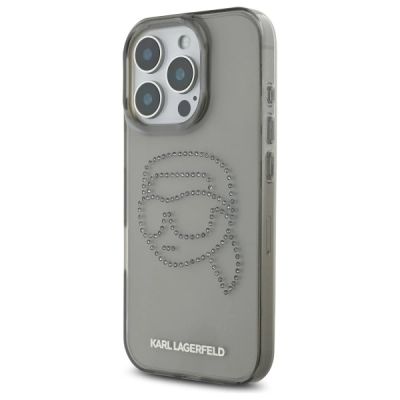 2. Karl Lagerfeld KLHCP16XHKHDCELK iPhone 16 Pro Max 6.9" black/black hardcase IML Rhinestones Karl Head
