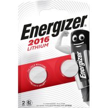 ENERGIZER SPECIALIZED LITHIUM CR2016 BATTERIES 2 PIECES 3V