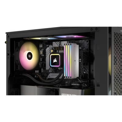 6. Corsair 32GB PC 7000 CL34 DDR5 Memory Kit, 2x16GB, Dominator T RGB White, Retail