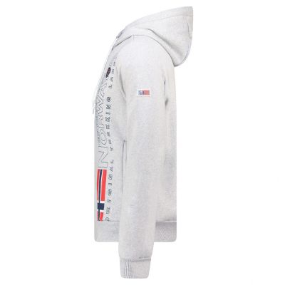 3. Geographical Norway Fogora DB 100 M sweatshirt WZ3066H/GN-Blended Gray