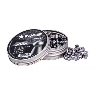 5.5 mm RANGER Diabolo Doom Heavy flat pellets 250 pcs 1.175 g