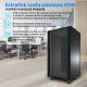 15. Extralink - 19" 27U 600x1000 Black Flat-Pack Cabinet