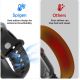 9. Spigen Liquid Air Pro Case Strap + 9H Tempered Glass for Apple Watch Ultra 49mm - Black